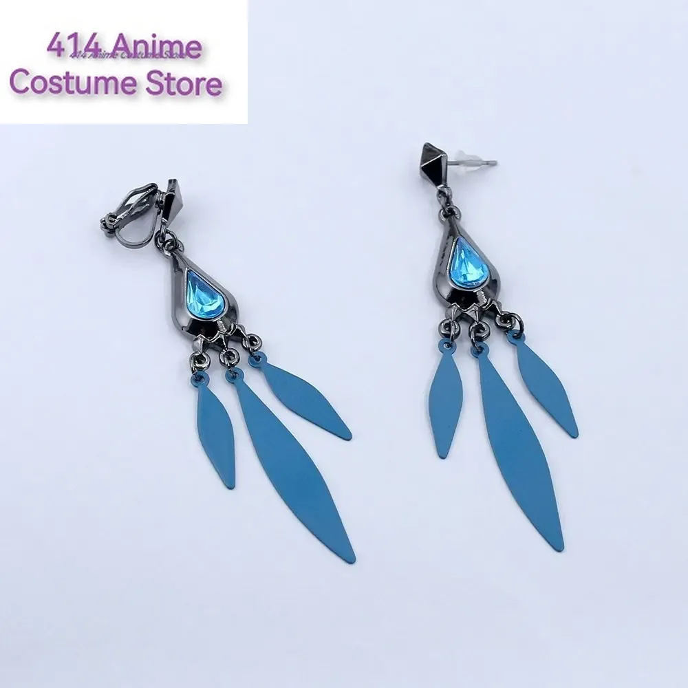 Игровые серьги-гвоздики Honkai со звездами и авантюрином аксессуары для ювелирных