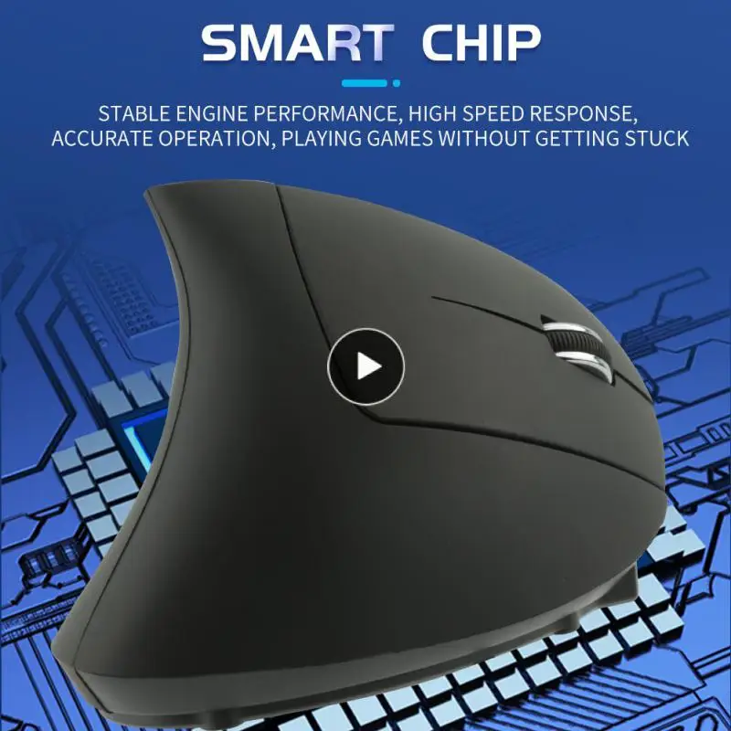 

Мышь Вертикальная игровая «Акула», 1600dpi, 2,4 ГГц