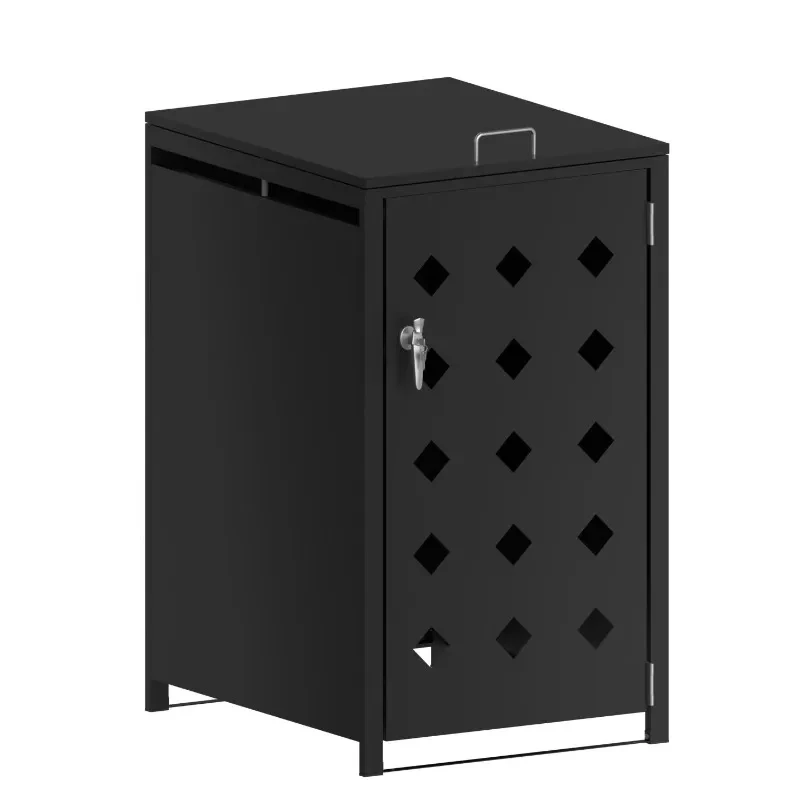 Уличный контейнер для мусора Durle Triple Wheelie Storage Cinet с выдвижной крышкой для сада и двора (art.: 3920da6a7cd75) - 3920da6a7cd75