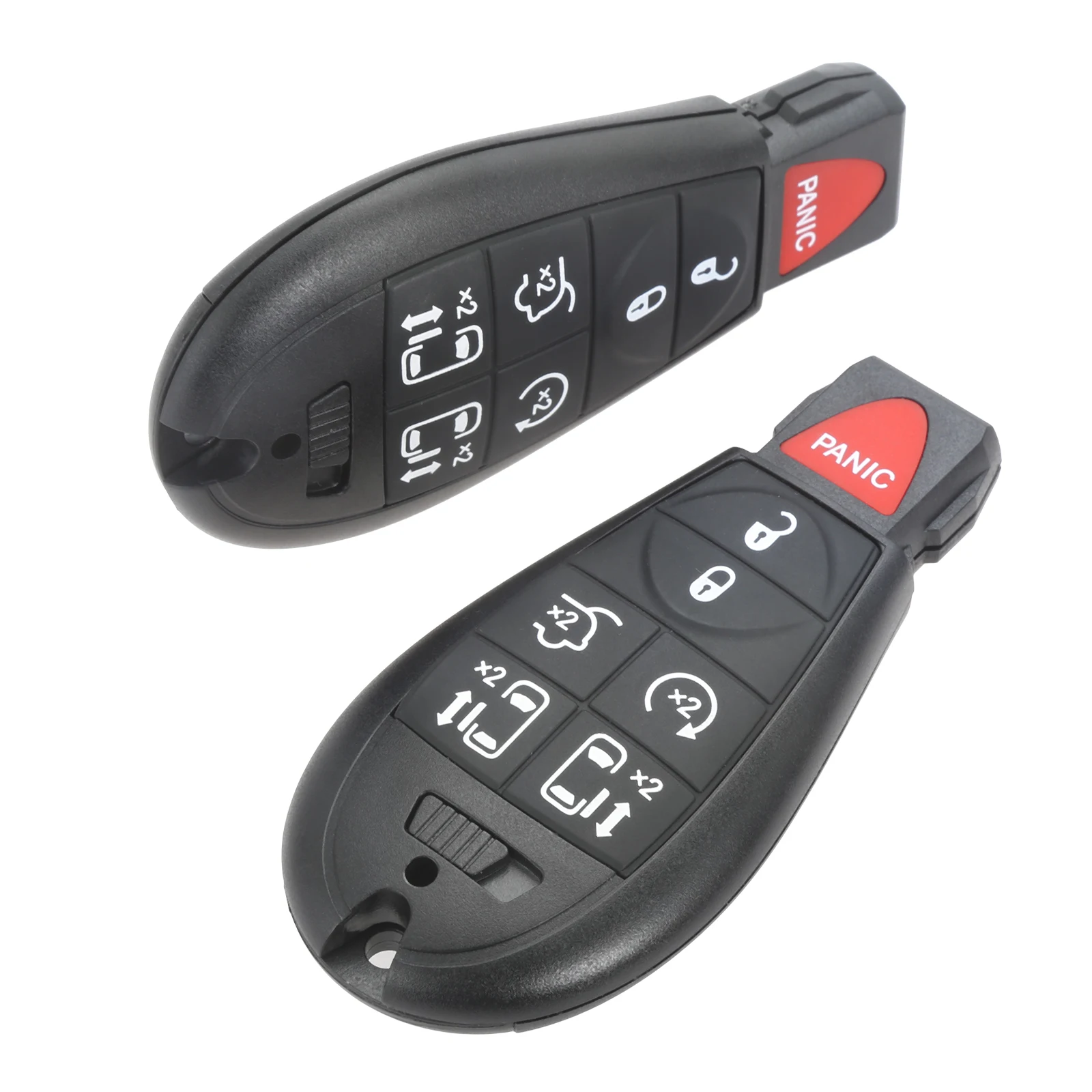 

2Pcs M3N5WY783X Car Smart Remote Control Key Fob for Chrysler Town and Country Dodge Grand Caravan 2008-2020 IYZ-C01C