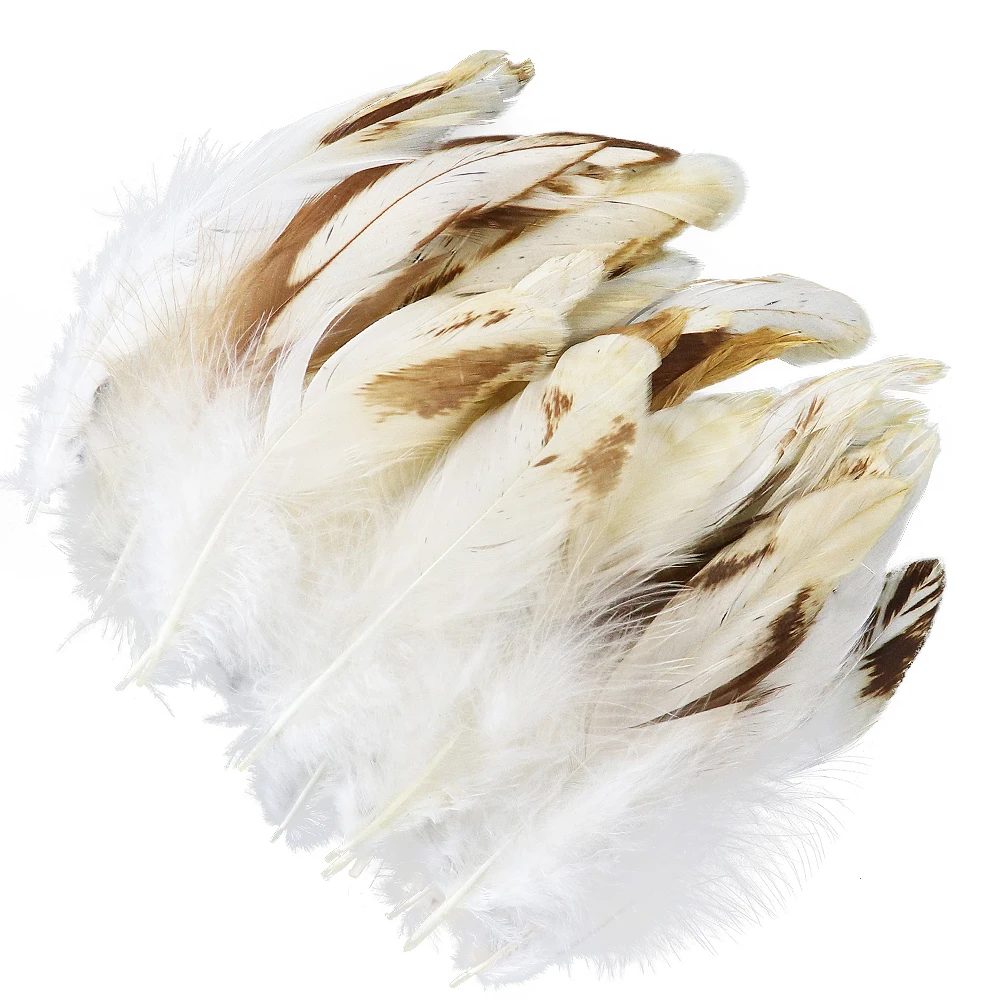 

100pcs Rooster Feathers Natural Colored 8-13cm Plumes for Wedding Clothing Decoration Stage Performance