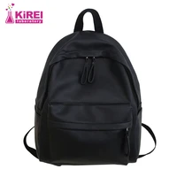 womens casual backpack new style casual nylon backpack solid color one shoulder school backpack for girls