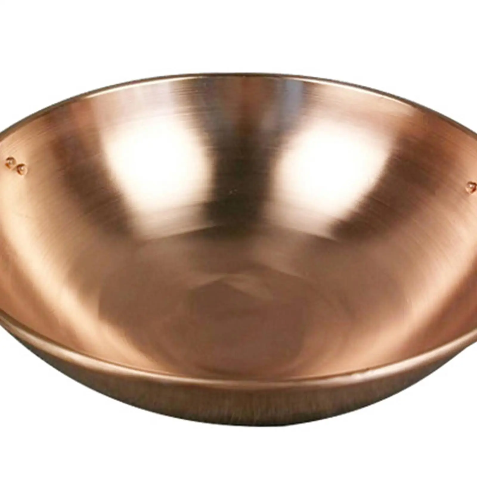 Pure Copper Pot for Stovetop Thick Fry Pan without Lid Whipping Bowl Copper Jam Pure Copper Pot for Stovetop Thick Fry Pan without Lid Whipping Bowl Copper Jam