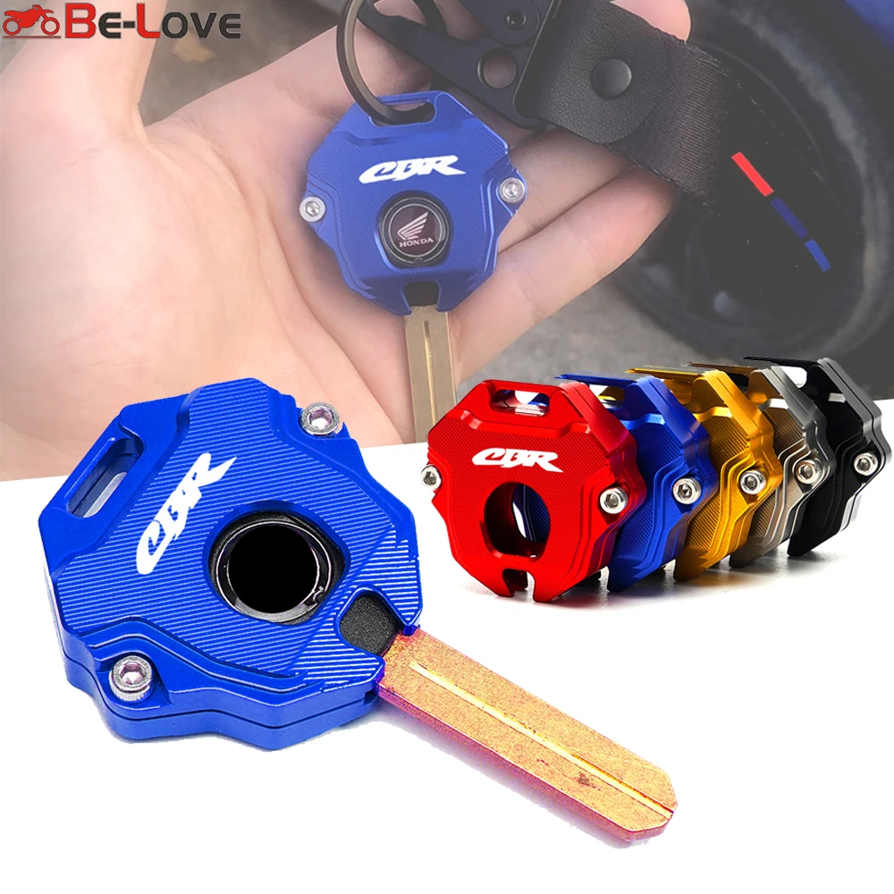 

2022 For HONDA CBR 650R CBR650R CBR500R CBR250RR CBR600RR CBR1000RR Motorcycle Key Cover Case Shell Embroidery Badge Keyring