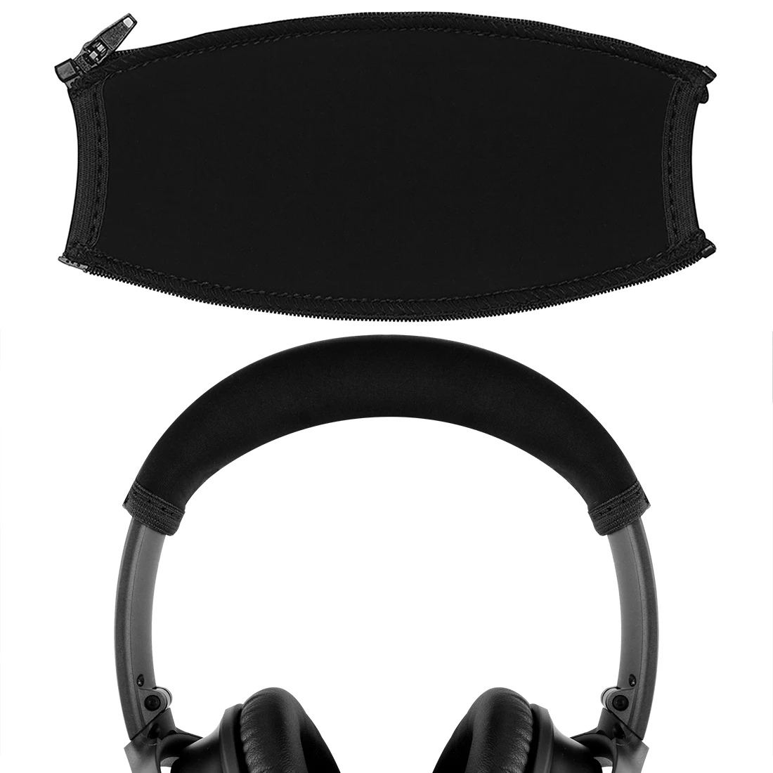 Чехол на голову Geekria Flex Fabric совместимый с наушниками Bose QC45 QuietComfort 35 II QC35 25 QC25