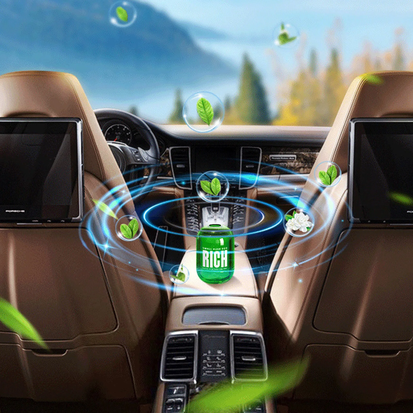 

Natural Car Air Fresheners Car Odor Eliminator Auto Deodorizer Fragrance Scents Long-Lasting Air Freshener Automotive Accessorie