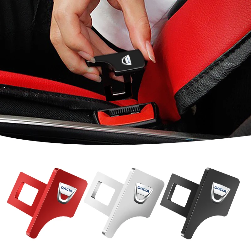 

Car Interior Accessories Auto Seat Belt Clip Seatbelt Lock Buckle For Dacia Duster Spring Logan Sandero Jogger Lodgy Car styling
