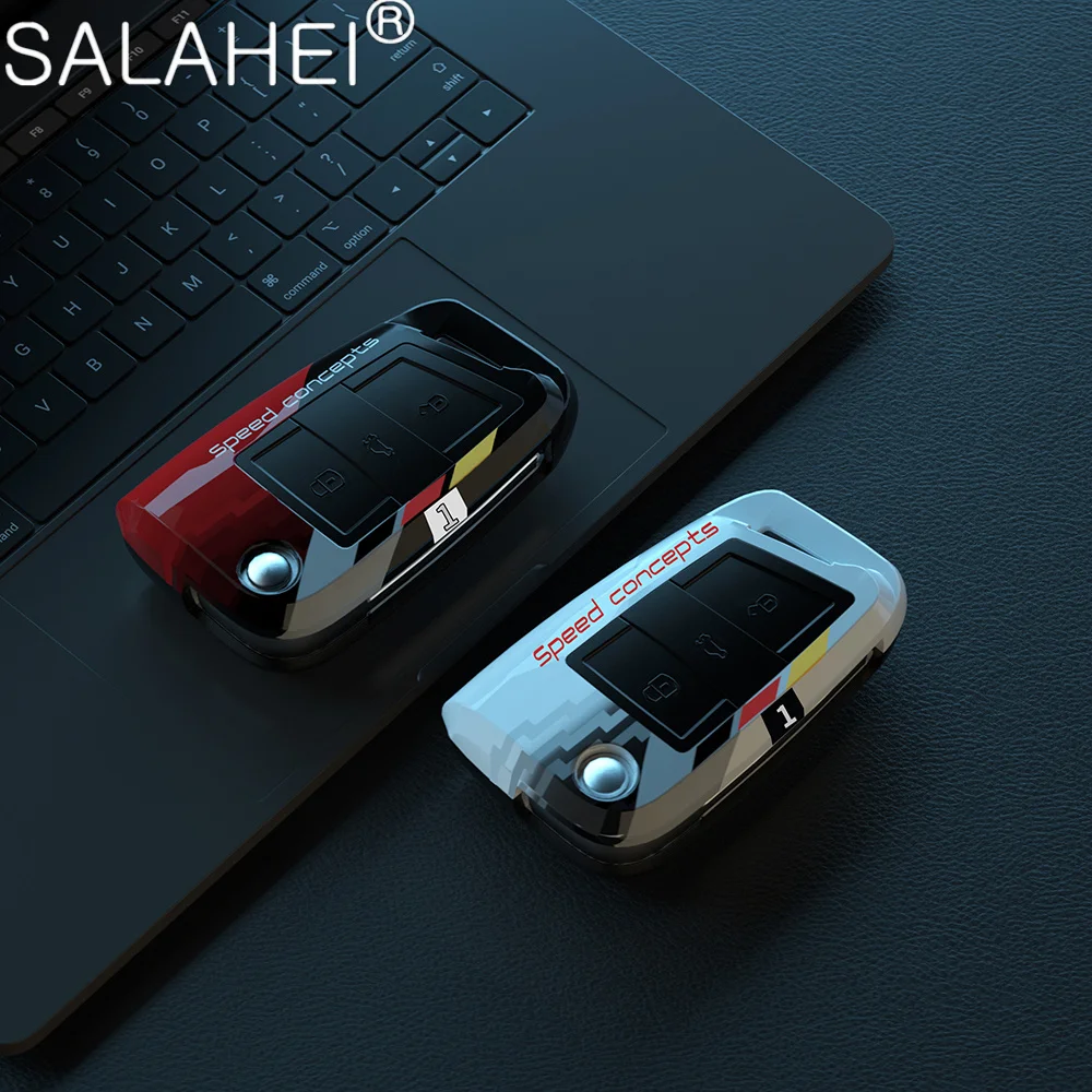 

ABS Car Key Cover Case Shell For Volkswagen VW Golf 7 mk7 For Skoda Octavia 3 A7 Kodiaq For Seat Leon Ibiza 3 FR 2 Altea Aztec