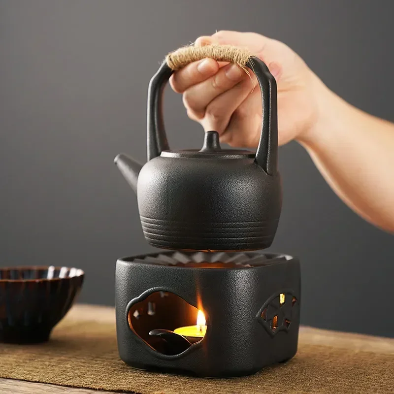 

Tea Kitchen Candle Tea Catering Accessories Warmer Portable Stove Ceramic Samovar Heater Stove Travel Camping Tea Outdoorflat