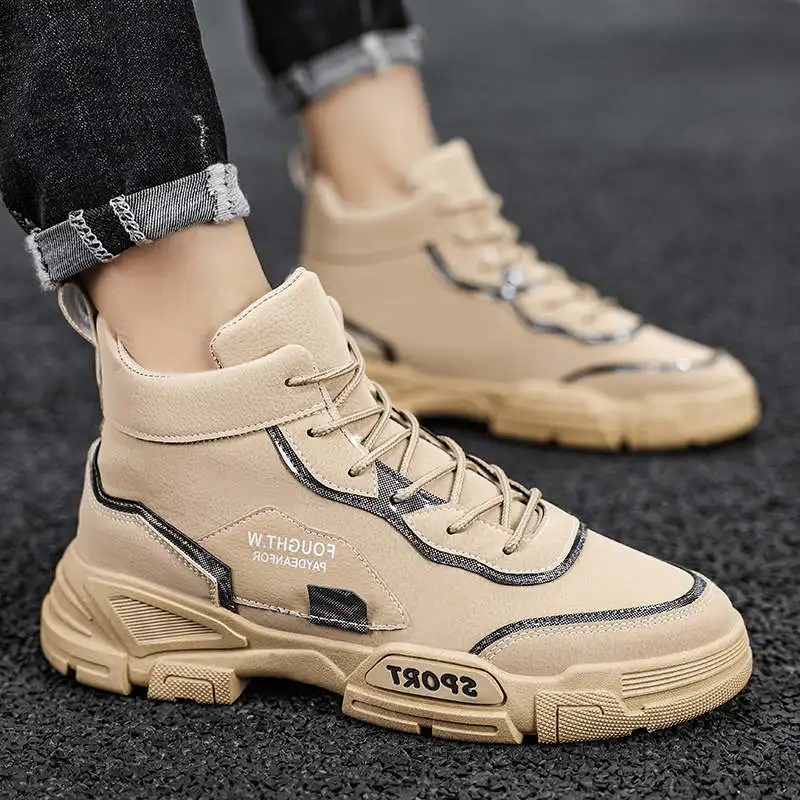 

High Sneakers Mountain Sport Shoes Male Designer High Quality Running Shoes For Men Tenes Mascolino Sports Man Shoes Top Tennis
