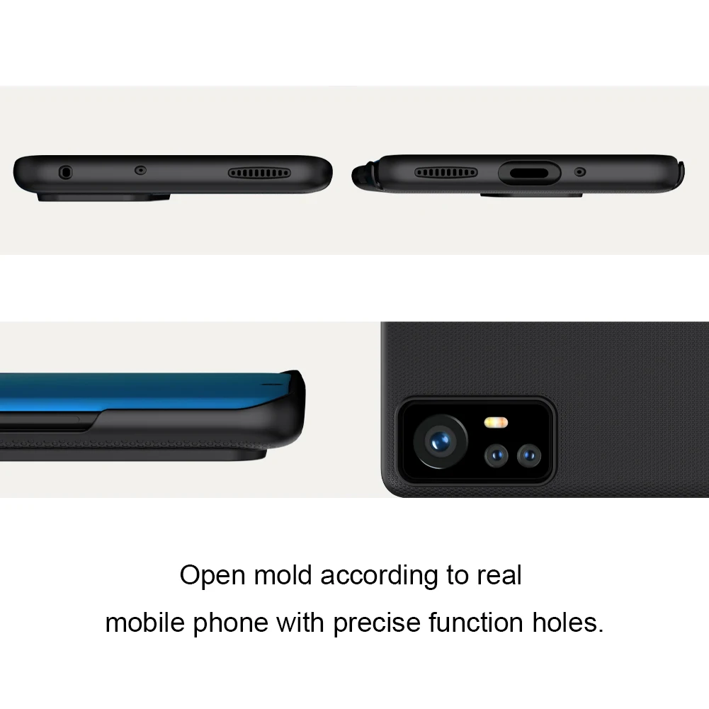 Xiaomi Case for Xiaomi Mi12 Pro Nillkin Frosted Shield PC Hard Back Case for XiaoMi Mi 12 Pro 12X 5G Cover