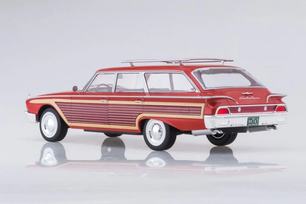 FORD COUNTRY SQUIRE 1960 RED/WOOD |