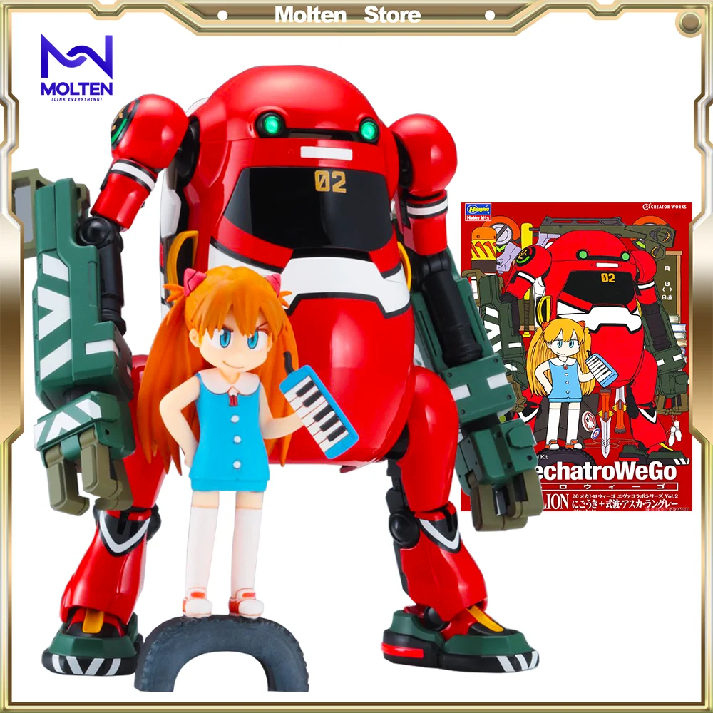 

Hasegawa 1/20 Mechatro Wego Neon Genesis Evangelion Collaboration Series Vol.2 `Unit-02` Asuka Langley Plastic Model Kit Figure