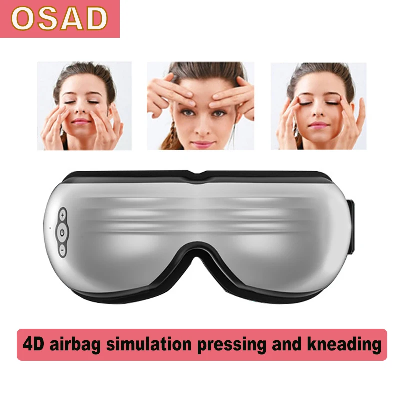 

OSAD Eye Massager Bluetooth Smart Pressure Hot Compress Relieve Eye Fatigue Prevent Myopia Massage Vibrators Massage Machine