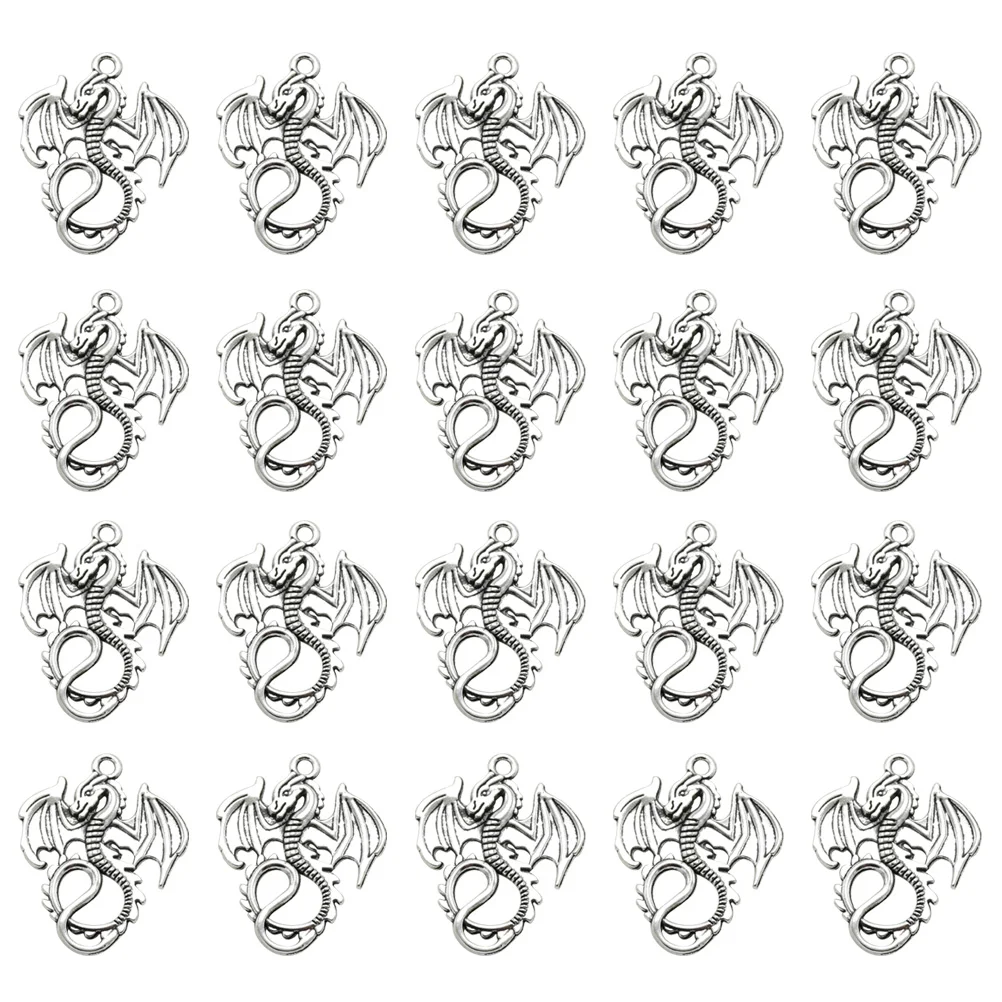 

20 Pcs Charm Pendant Jewelry Making Pendants Alloy Handmade Materials DIY Charms