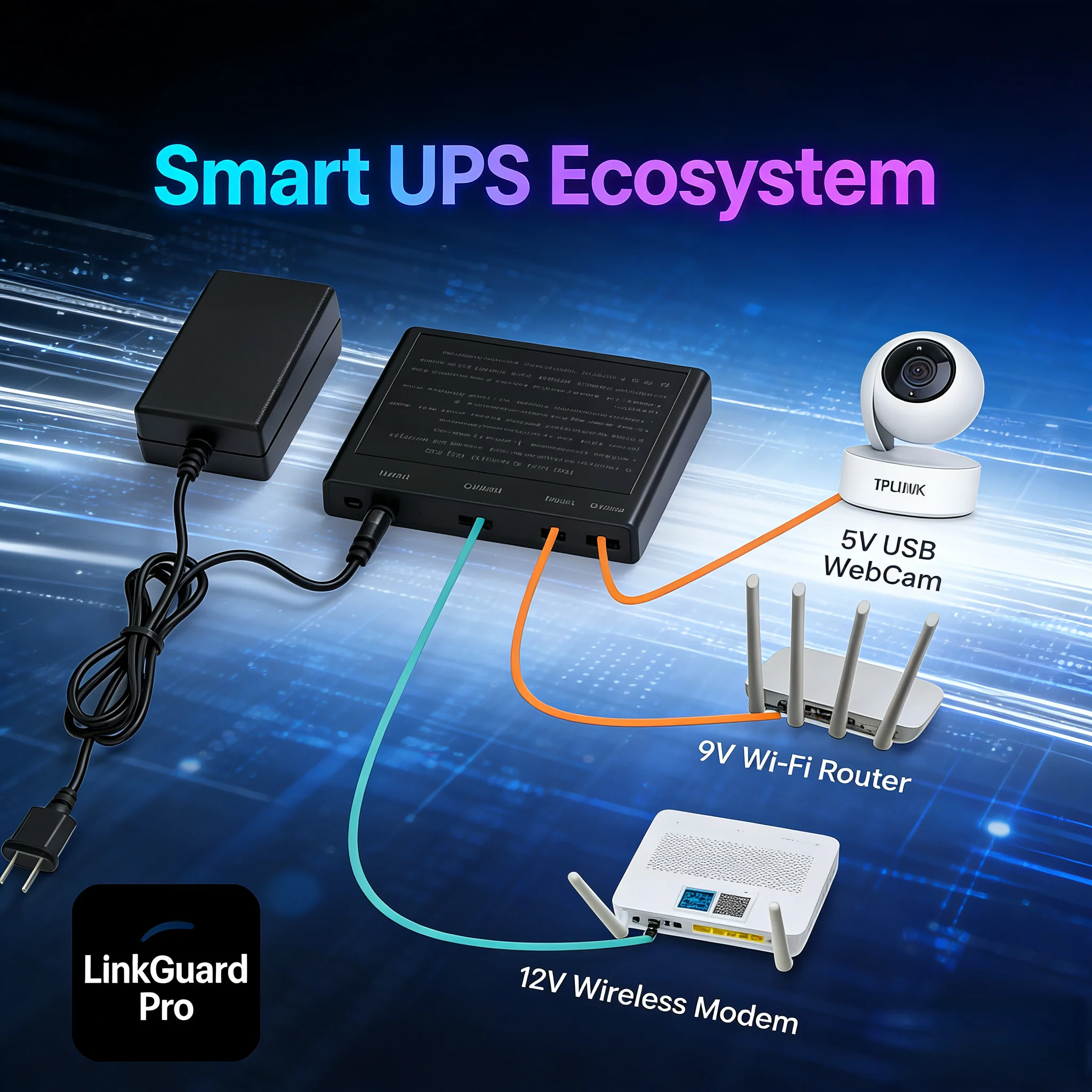 

Зимний ИБП-бокс LY-100 для роутера 6×18650