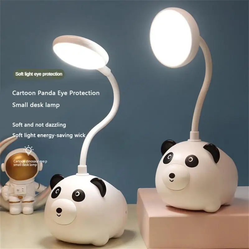 

Настольная лампа с держателем для ручки, лампа для чтения, настольная лампа в виде панды, настольная лампа, креативная Настольная лампа с Usb, настольная лампа