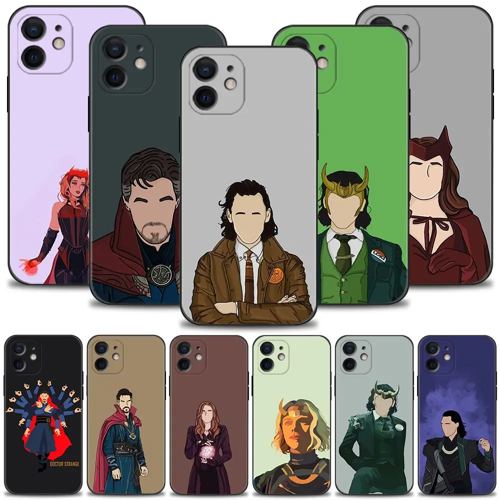 Чехол для Apple iPhone 13 12 11 Pro Max Mini XS XR X 7 8 6 6S Plus 5 фотоэлементов чехол с Марвел Доктор