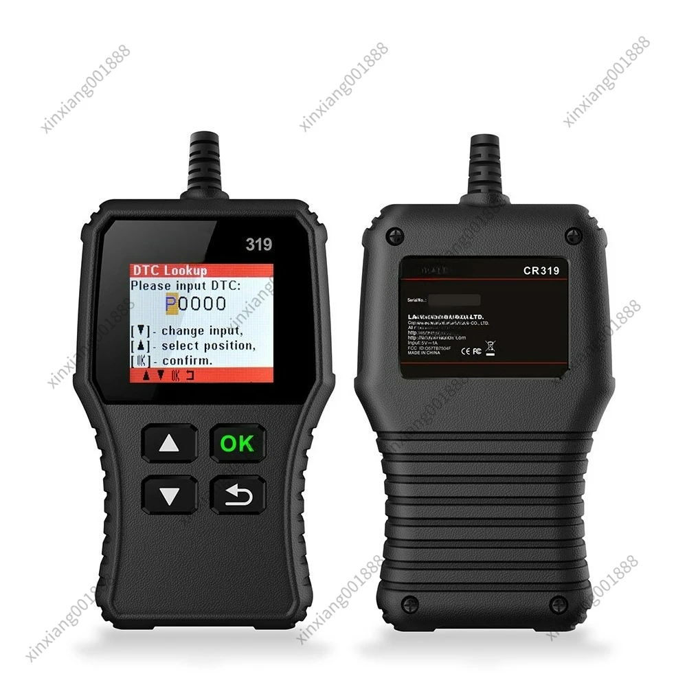 Фото Диагностический сканер OBD2 CR319 CR3001 для диагностики неисправностей двигателя автомобиля, универсальный инструмент №2