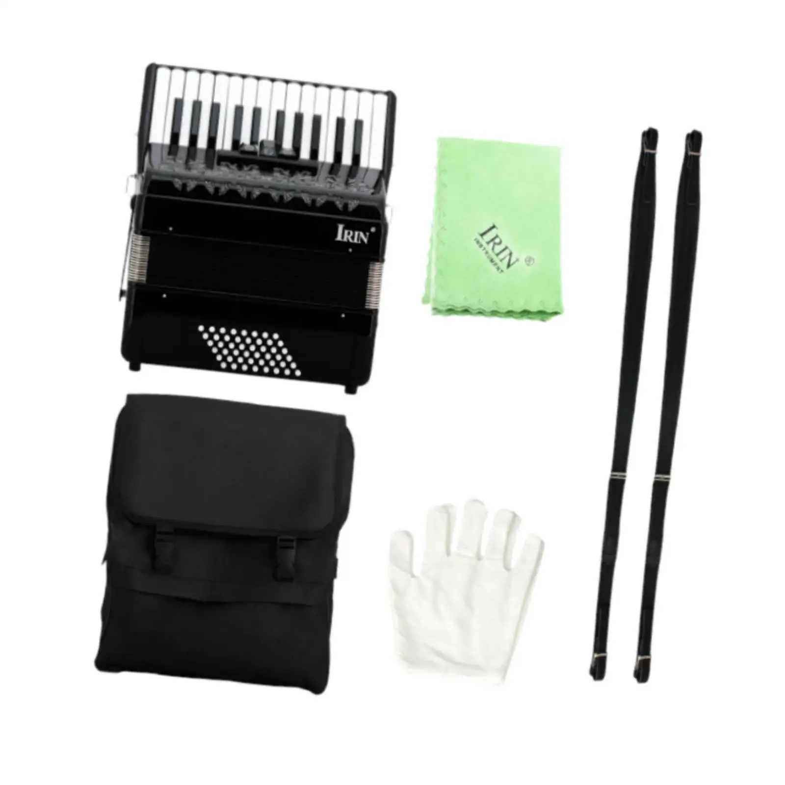 Акордеон 26 клавиш 48 басовых фортепиано музыкальный инструмент образовательный с