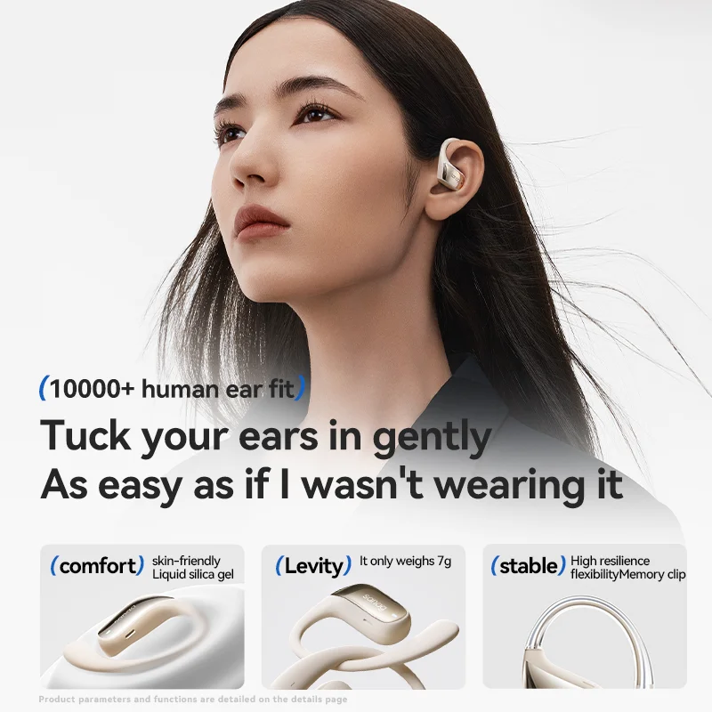 Фото Sanag G3S Наушники с открытыми наушниками Bluetooth Беспроводные Bluetooth 5.4 Наушники IPX5 Водонепроницаемые спортивные ушные крючки с воздушной проводимостью №2