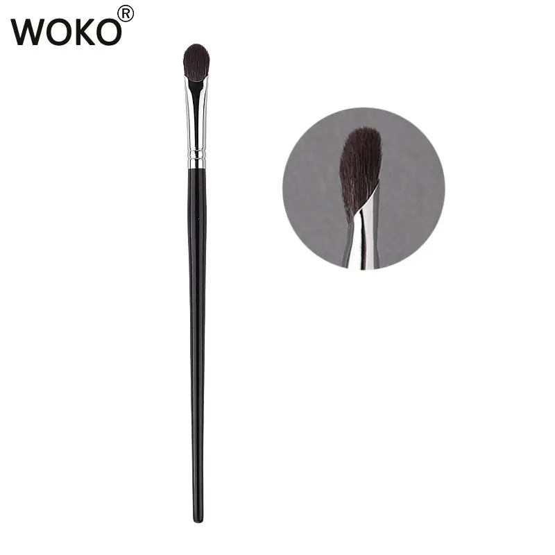 

1pc Goat Hair Finger Abdomen Nose Shadow Brush Eyeshadow Detail Makeup Brush 192 Sickle Blade Eyeliner Precise Makeup Tool