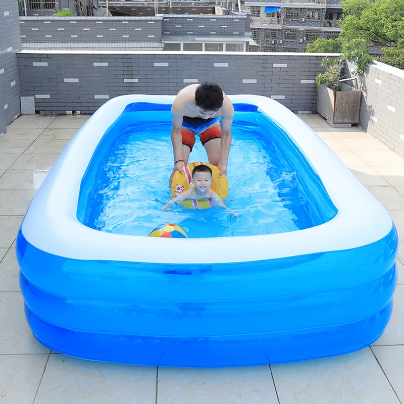 Big Size Inflatable Pool Kids Water Game Children Reusable Swimming Tub Portable Summer Playa Accesorio Bathtub Products