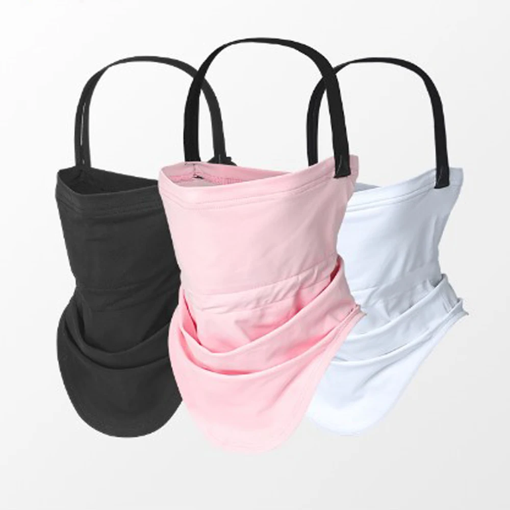 

Ski mask winter weatherproof slim face dry bib protect face V Half face ear mask