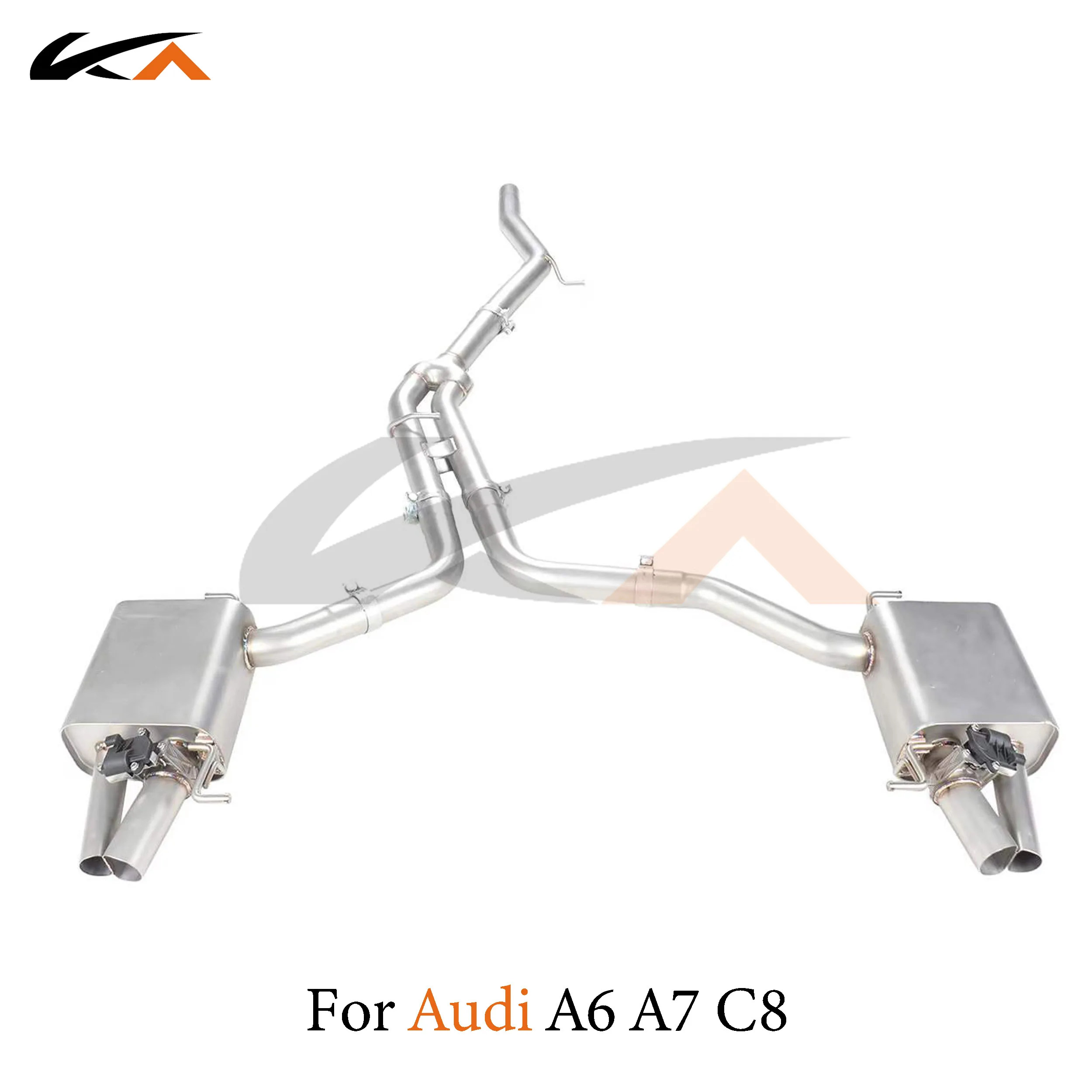 Система выхлопных газов KA Стальная Задняя часть для Audi A6 A7 C8 2 0 T характеристики
