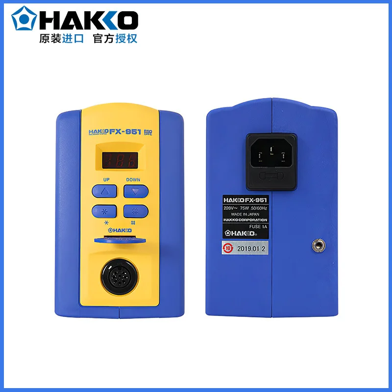 Фото Инструменты для паяльной станции HAKKO FX-951, сварочное оборудование для электроники с регулируемой температурой, наконечник T12, бессвинцовый инструмент для ремонта печатных плат №3