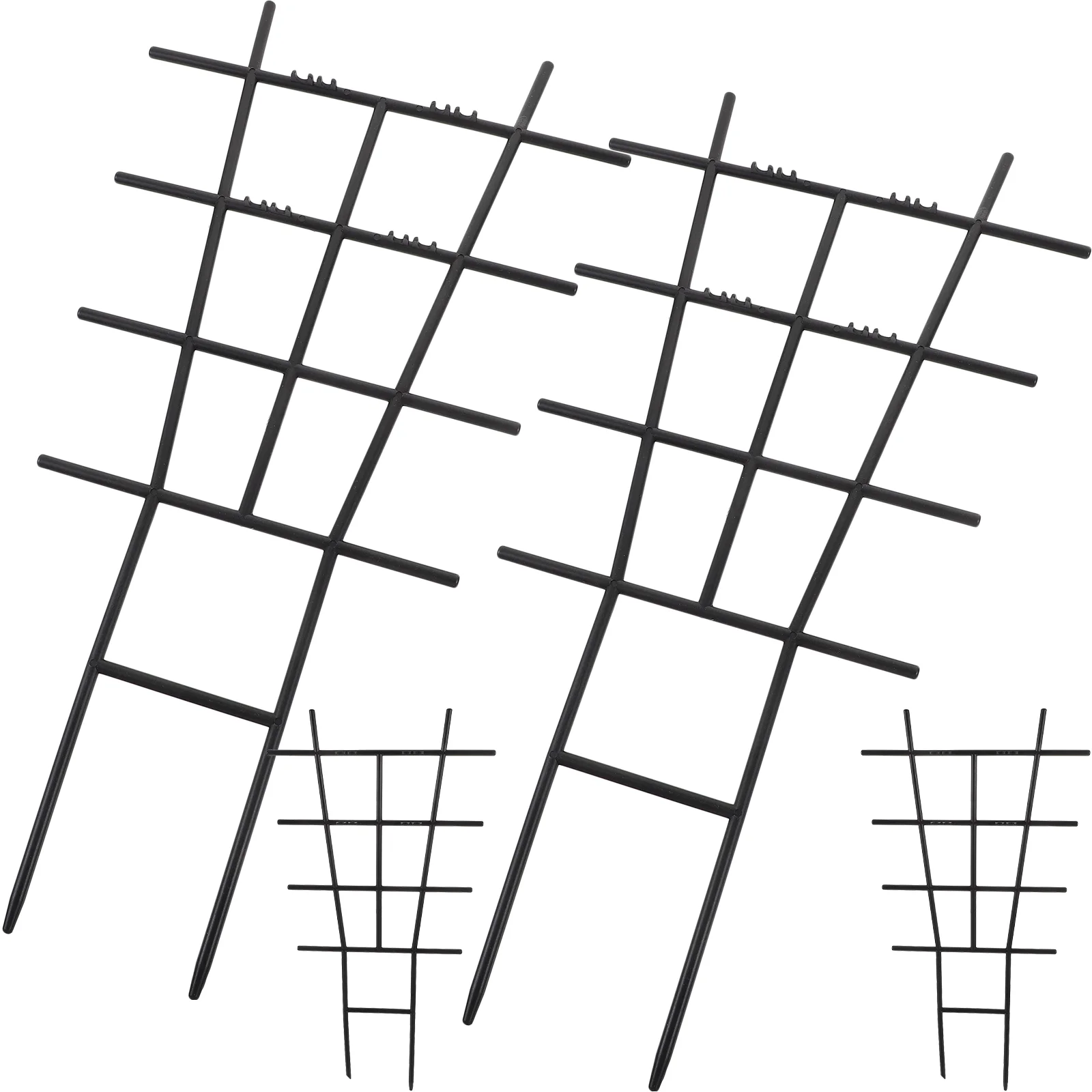 

4 Pcs Potted Plants Trellis Vine Trellis Houseplants Support Frame Garden Decor Decorative Indoor Plastic