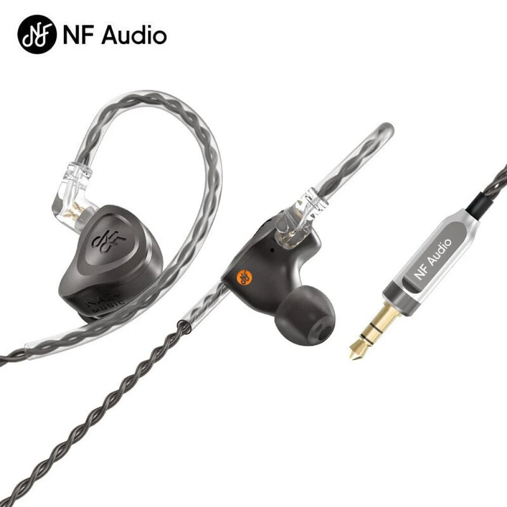 

NF Audio NA2+ Dual Cavity Dynamic In-Ear Monitor Earphones with 2 Pin 0.78mm Detachable Cable, 25db Passive Noise Reduction