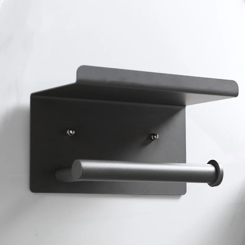 Держатель для туалетной бумаги настенный самоклеящийся Железный полотенец