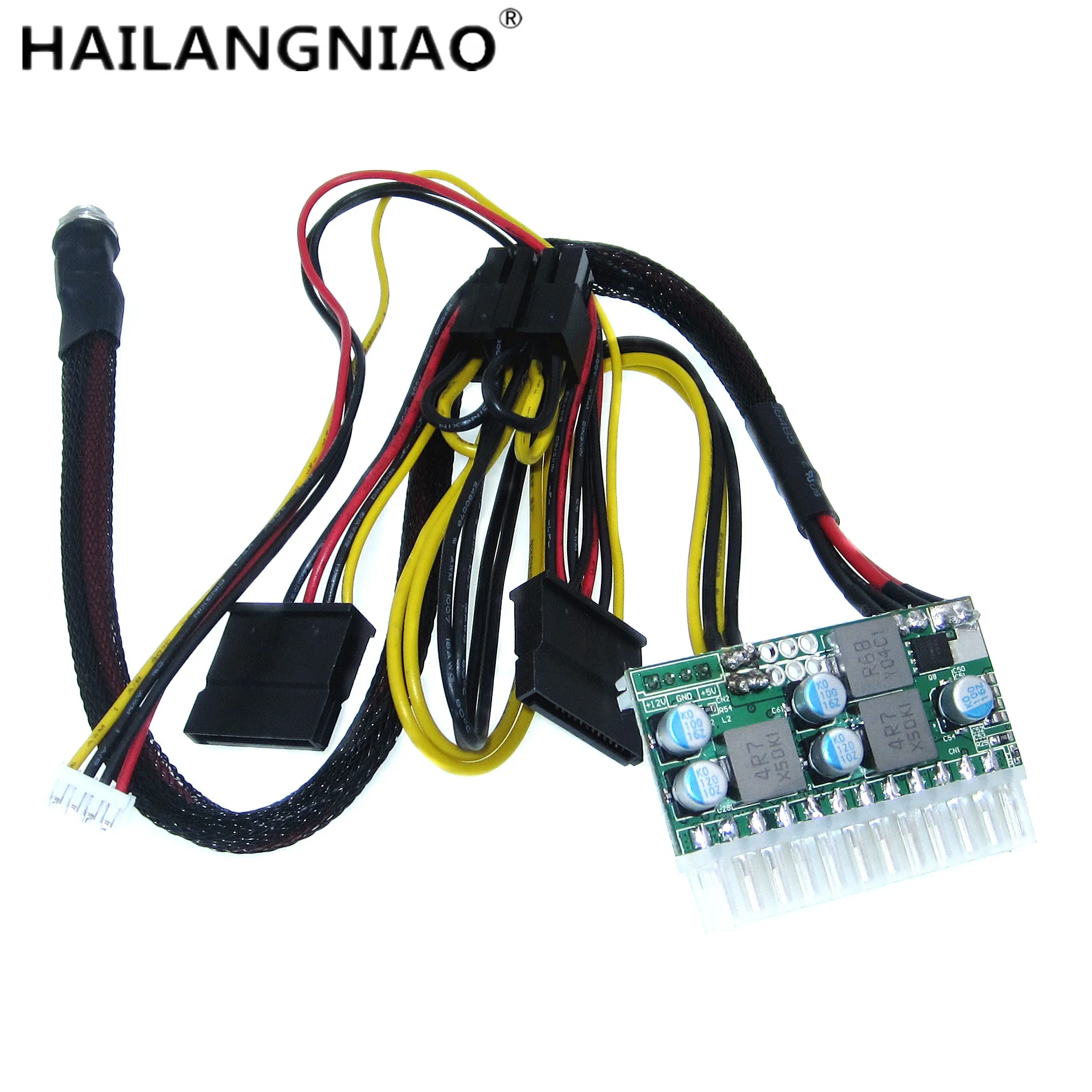 Вход PCI-E DC-ATX-250 Вт DC-ATX-300 24-контактный модуль питания Swithc Pico PSU Автомобильный мини-ITX