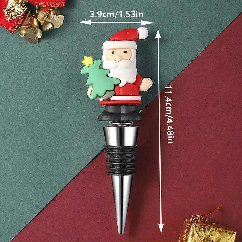 MOONBIFFY Пробки для вина Санта-Клауса