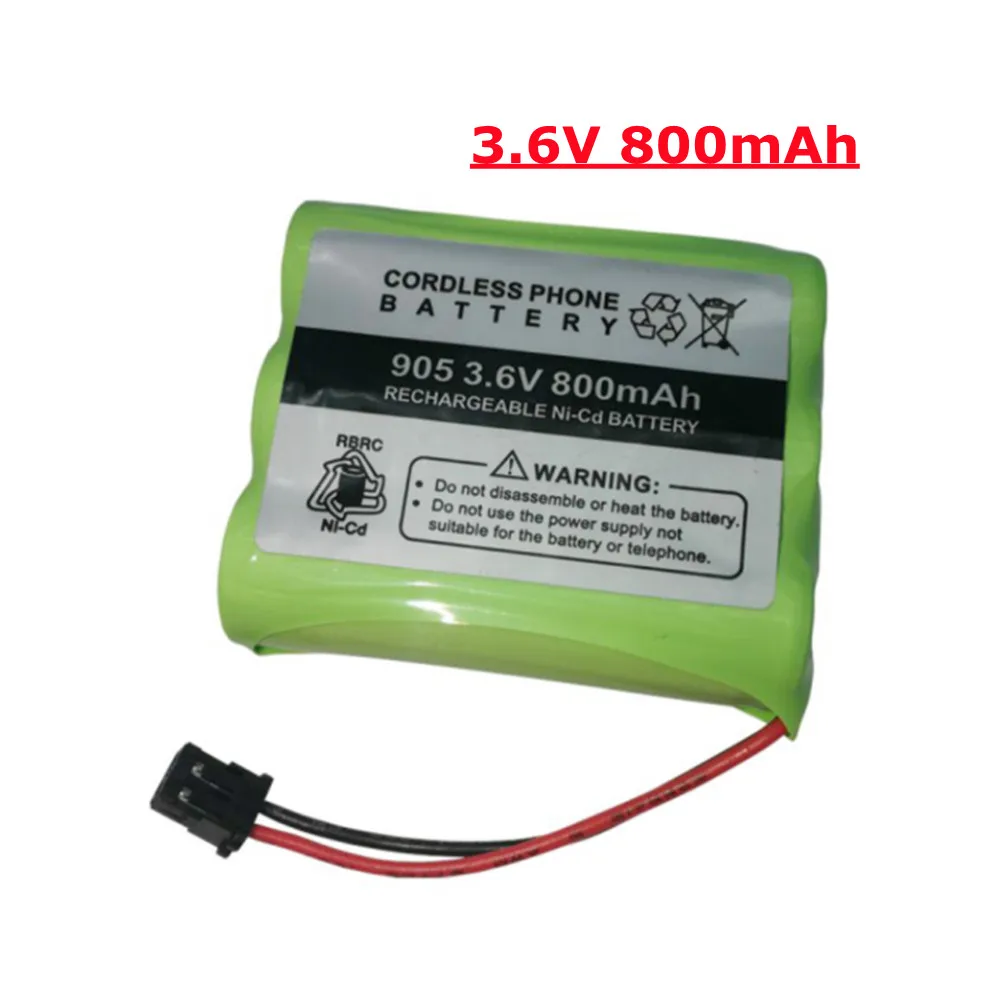Перезаряжаемая батарея на 3,6 В 800 мАч для Uniden BT-905 BT-1006 BT-800 BBTY0663001 BBTY-0444001 BBTY-0449001 батарея для беспроводного телефона