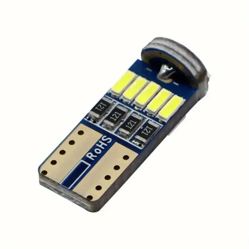 Фото Скидка! 50 шт. T10 15SMD 4014 LED-чипы W5W 194 для автомобиля: боковые, габаритные, для чтения, задние фонари, лампы-клинья, белые, 12В постоянного тока №2