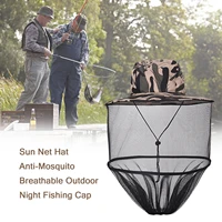 sun net hat breathable outdoor night fishing cap fishing accessory carp accessories
