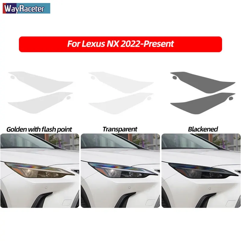 2 шт. автомобильные прозрачные наклейки из ТПУ для Lexus NX 2022 350h 450h 250 |