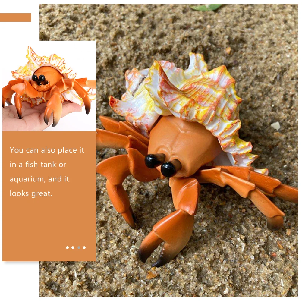 Имитация краба-отшельника детская игрушка модель морского животного