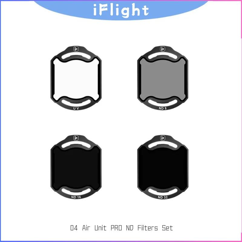 Фото Комплект ND-фильтров iFlight O4 Pro (UV/ND8/ND16/ND32), легкий (1 г) для DJI O4 Air Unit Pro FPV Cinewhoop, запчасти для камеры дрона №1
