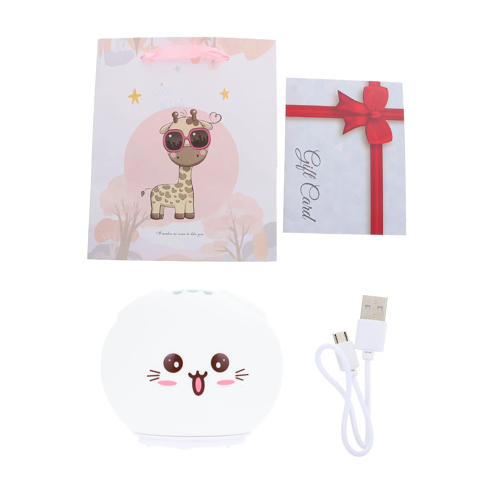 

Lovely Bedside Night Lamp Silicone Night Light Tabletop Light Ornament