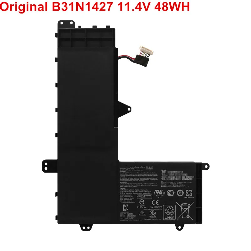 

11.4V 48WH 6Cell Original Laptop Battery B31N1427 For ASUS Eeebook E502M E502MA E502MA-XX0004D E502MA-XX0016T Series Notebook