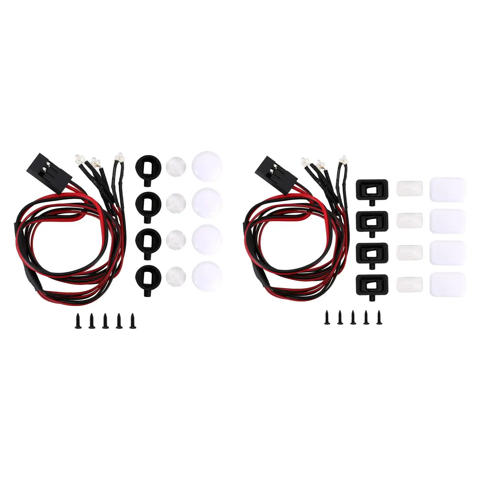 

RC Светодиодный свет фары замена для SCX24 90081 1:24 скалолазания автомобиля