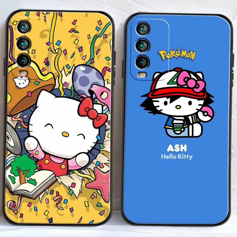 

Hello Kitty Pokémon Phone Cases For Xiaomi Redmi 7 7A 9 9A 9T 8A 8 2021 7 8 Pro Note 8 9 Note 9T Carcasa Coque Soft TPU
