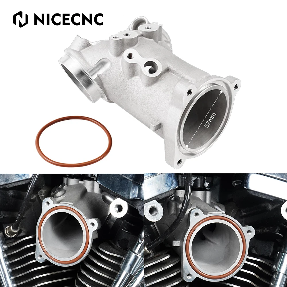 Мотоциклетный алюминиевый впускной коллектор для Harley Davidson CVO Touring Road King Street Glide