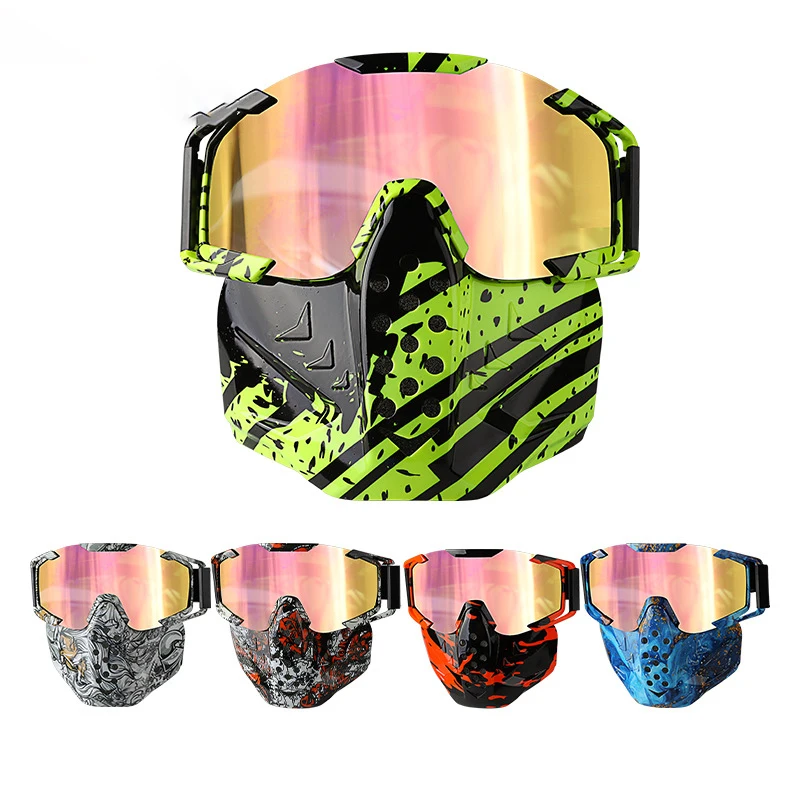 

Лыжные очки, защитные ветрозащитные очки для сноуборда для мужчин и женщин, Мужская Уличная Пылезащитная Спортивная мотоциклетная Лыжная м...