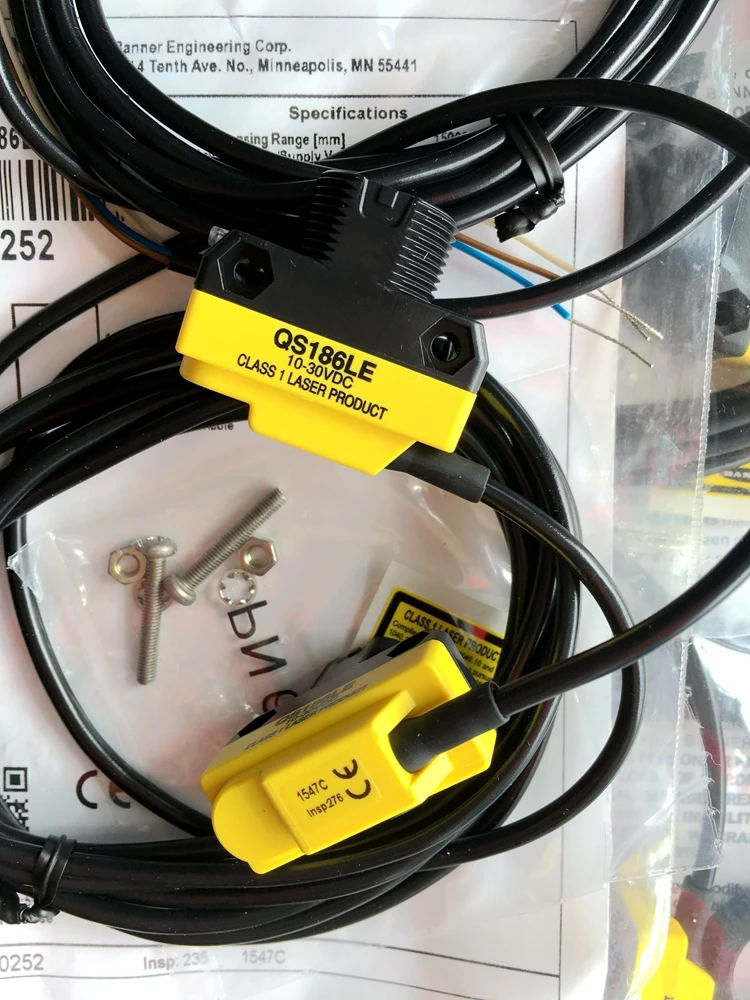 QS186LE + QS18VP6R Датчик фотоэлектрического переключателя со сквозным лучом 100% новый и