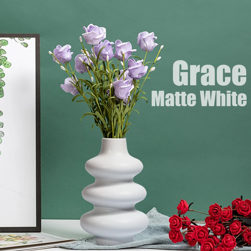 

Нордический керамический семейный бежевый горшок для растений, домашний декор для сада, гостиной, офиса, рабочего стола, декоративные подел...