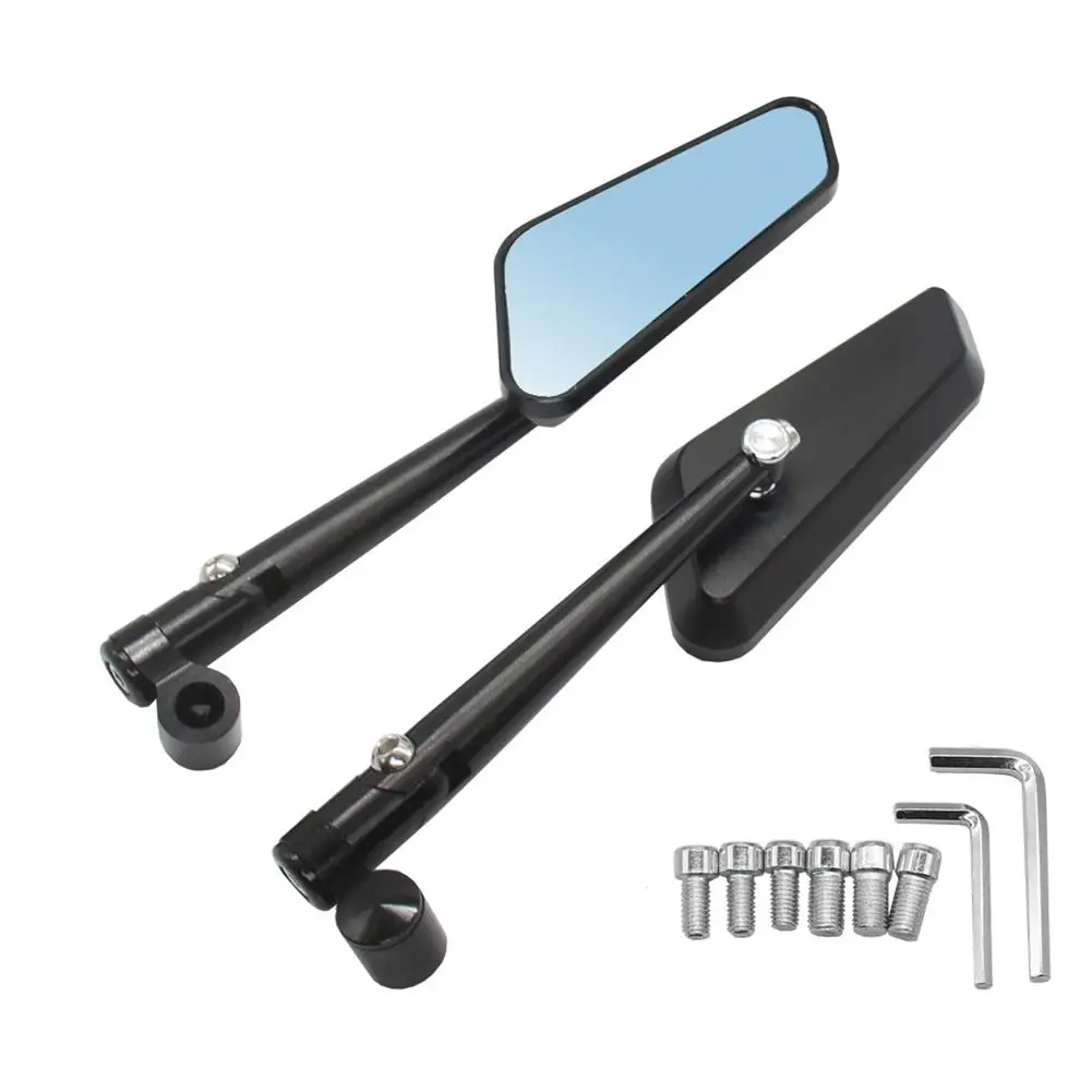 

1 Pair Motorcycle Rearview Mirror CNC Aluminum Alloy Side Mirror Modified Parts For Electric Bike Scooter